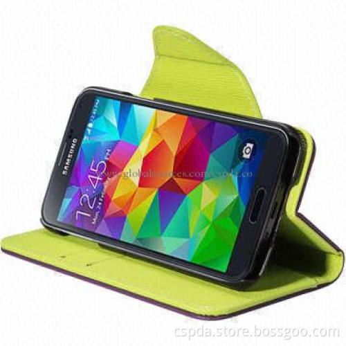 PU Wallet Cases for Samsung Galaxy S5, Precise Cut-out Allow Access to All Controls and Buttons
